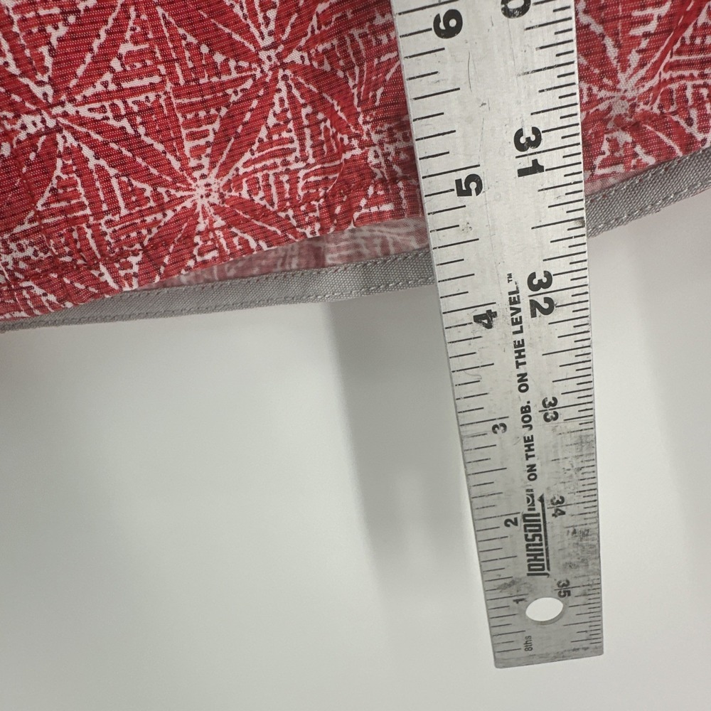 Tommy Bahama Coconut Point Mens XL Red White Geometric Island Zone Short Sleeve - Picture 7 of 8